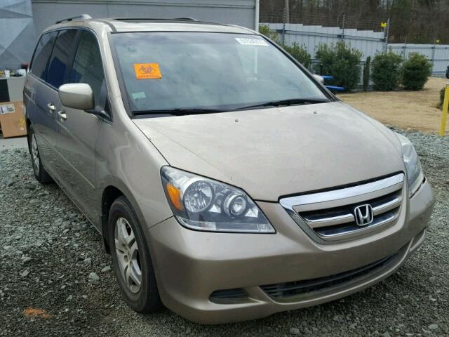 5FNRL38735B065709 - 2005 HONDA ODYSSEY EX GOLD photo 1