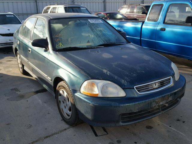 2HGEJ6677VH576778 - 1997 HONDA CIVIC LX GREEN photo 1