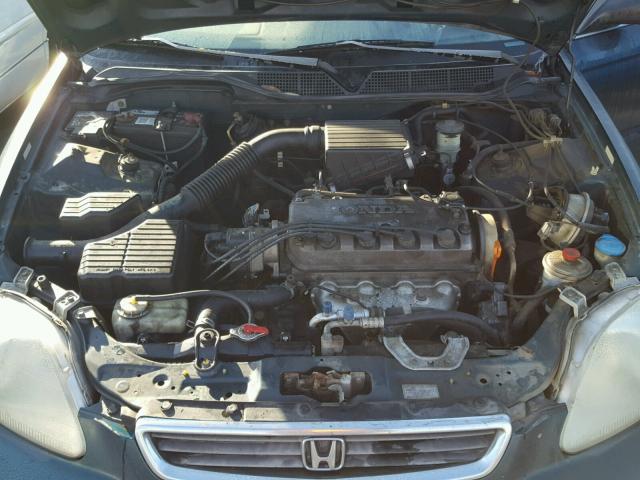 2HGEJ6677VH576778 - 1997 HONDA CIVIC LX GREEN photo 7