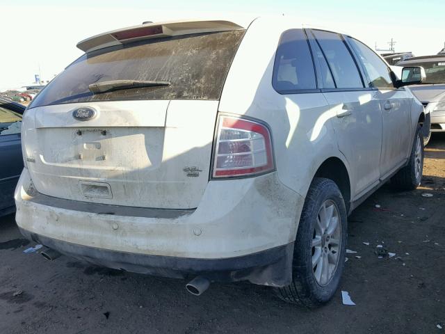 2FMDK4JC0ABB04558 - 2010 FORD EDGE SEL WHITE photo 4