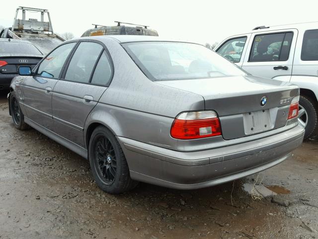 WBADT63462CH98127 - 2002 BMW 530 I AUTO GRAY photo 3