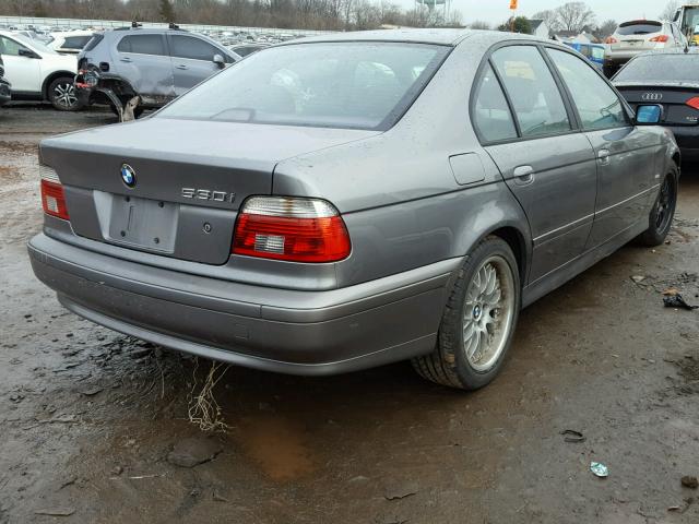 WBADT63462CH98127 - 2002 BMW 530 I AUTO GRAY photo 4