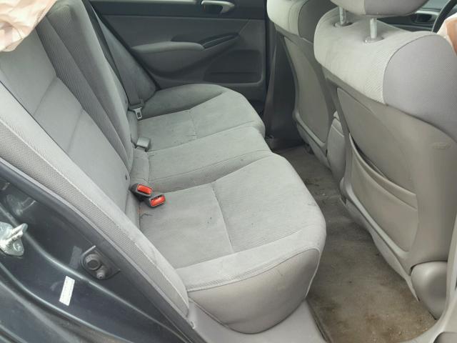 19XFA1F80AE009123 - 2010 HONDA CIVIC EX ნაცრისფერი ფოტო 6