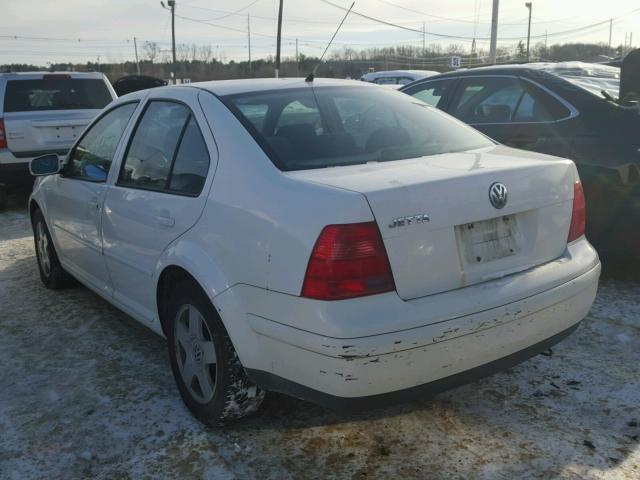 3VWSK69M92M103555 - 2002 VOLKSWAGEN JETTA GLS WHITE photo 3