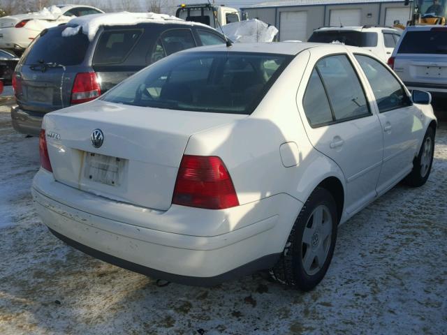 3VWSK69M92M103555 - 2002 VOLKSWAGEN JETTA GLS WHITE photo 4