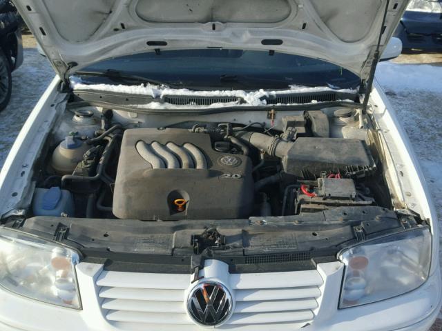 3VWSK69M92M103555 - 2002 VOLKSWAGEN JETTA GLS WHITE photo 7