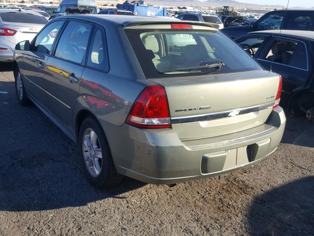 1G1ZT62815F164956 - 2005 CHEVROLET MALIBU MAX მწვანე ფოტო 3