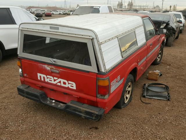 JM2UF1110H0517075 - 1987 MAZDA B2000 RED photo 4