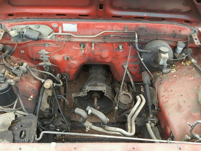 JM2UF1110H0517075 - 1987 MAZDA B2000 RED photo 7