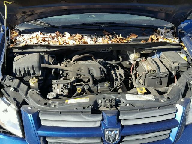 2D4RN4DE0AR282334 - 2010 DODGE GRAND CARA BLUE photo 7