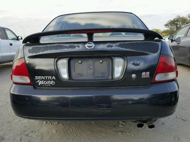 3N1AB51A33L730546 - 2003 NISSAN SENTRA SE- BLACK photo 9