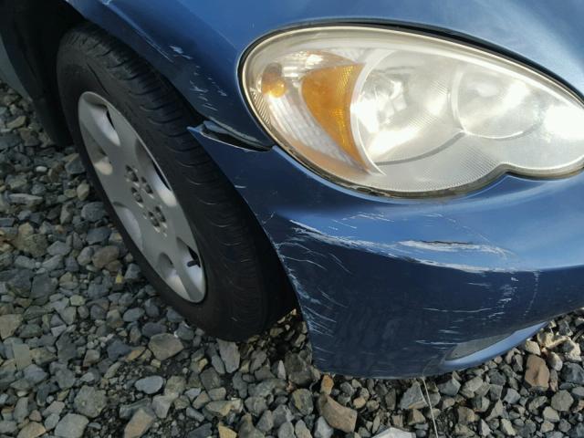 3A4FY48B77T504715 - 2007 CHRYSLER PT CRUISER BLUE photo 9