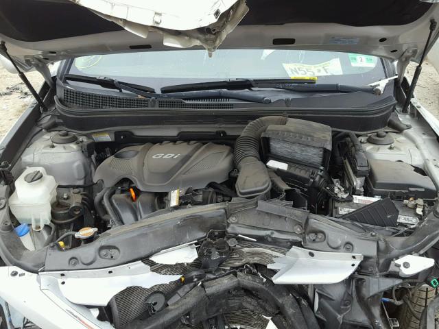 5NPEB4AC7CH470534 - 2012 HYUNDAI SONATA GLS SILVER photo 7