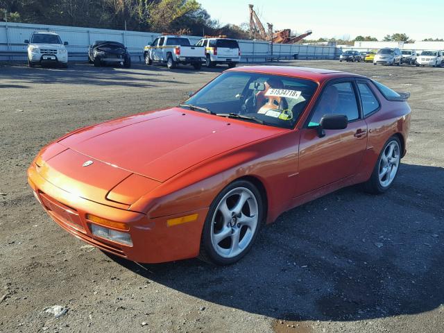 WP0AA0944GN460699 - 1986 PORSCHE 944 RED photo 2