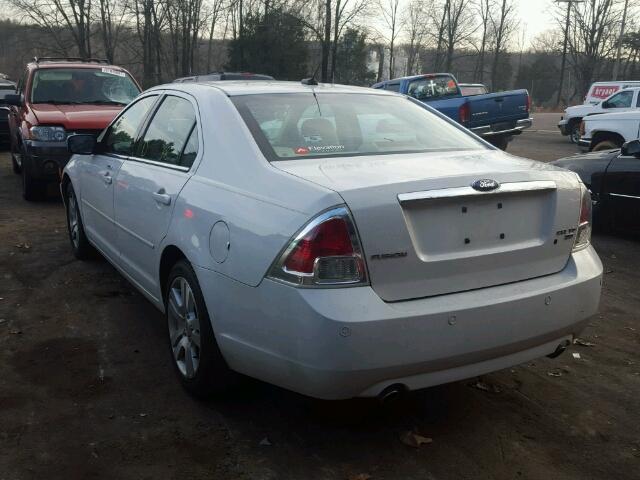 3FAHP02189R163437 - 2009 FORD FUSION SEL WHITE photo 3