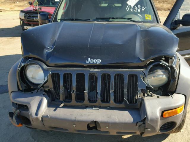 1J4GK48K04W182091 - 2004 JEEP LIBERTY SP BLACK photo 7