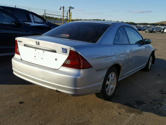 1HGEM22913L084867 - 2003 HONDA CIVIC EX SILVER photo 4