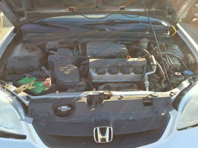 1HGEM22913L084867 - 2003 HONDA CIVIC EX SILVER photo 7