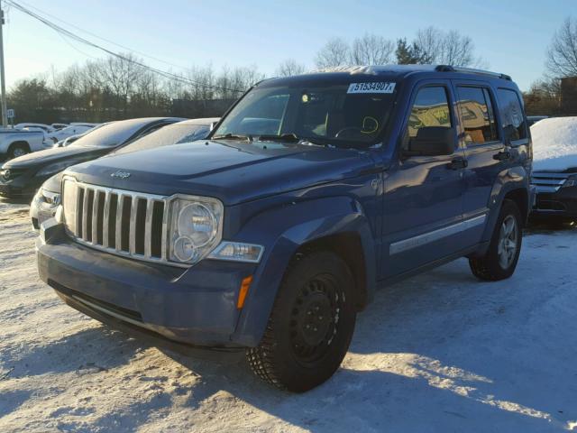 1J8GN58KX9W524634 - 2009 JEEP LIBERTY LI BLUE photo 2