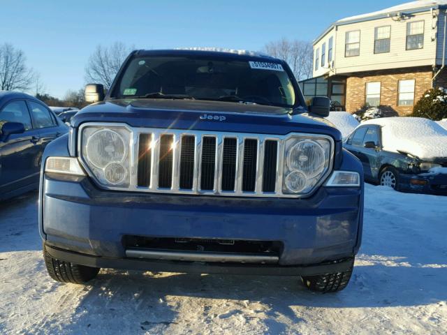 1J8GN58KX9W524634 - 2009 JEEP LIBERTY LI BLUE photo 9