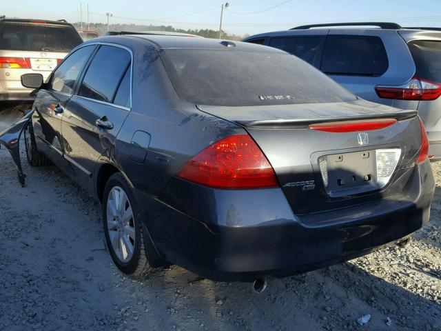 1HGCM66557A100012 - 2007 HONDA ACCORD EX GRAY photo 3