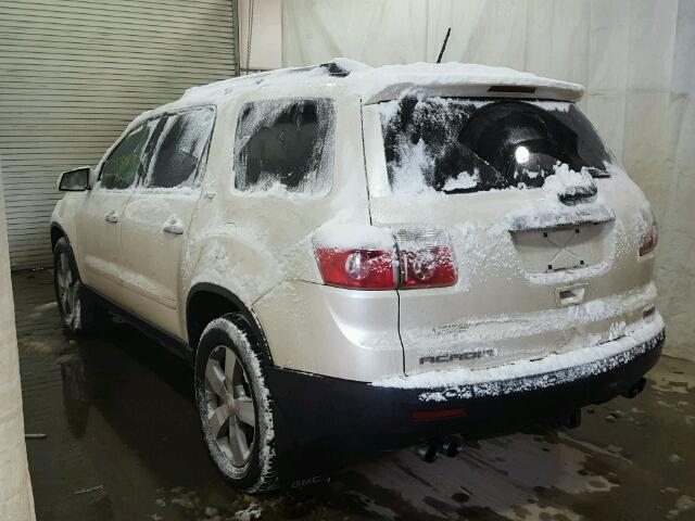 1GKKVSED3BJ272836 - 2011 GMC ACADIA SLT თეთრი ფოტო 3