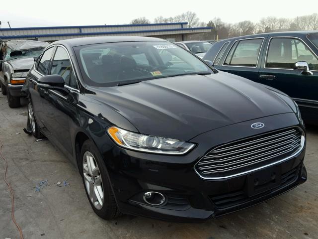 3FA6P0HR1DR122760 - 2013 FORD FUSION SE BLACK photo 1