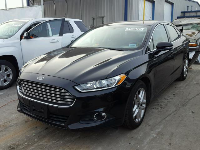 3FA6P0HR1DR122760 - 2013 FORD FUSION SE BLACK photo 2