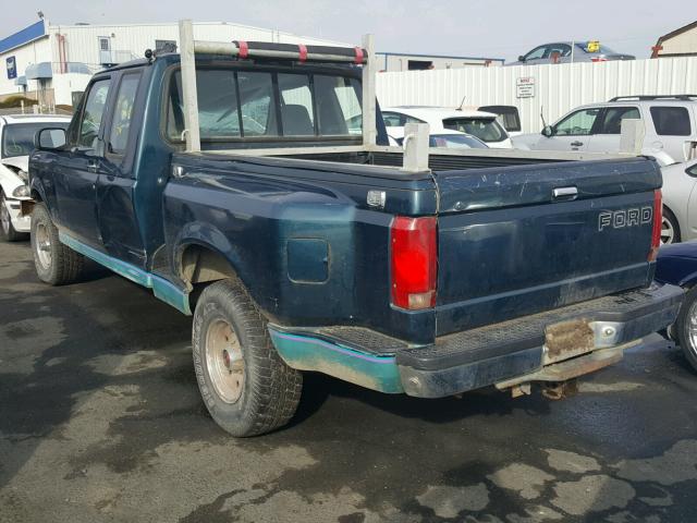 1FTEX14H1RKB23735 - 1994 FORD F150 BLUE photo 3