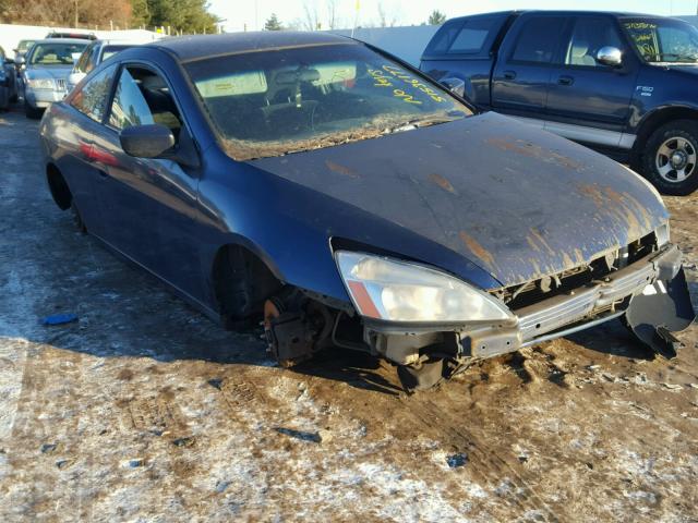 1HGCM72243A018526 - 2003 HONDA ACCORD LX BLUE photo 1