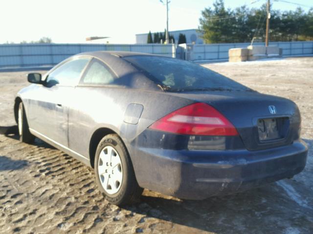 1HGCM72243A018526 - 2003 HONDA ACCORD LX BLUE photo 3