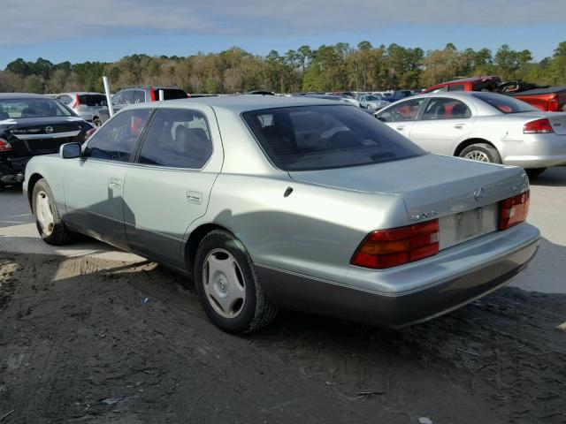 JT8BH28F2V0096743 - 1997 LEXUS LS 400 GREEN photo 3