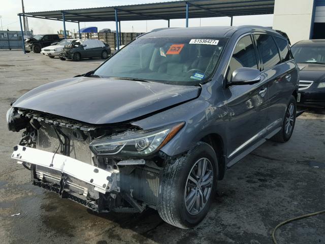 5N1AL0MN9GC517321 - 2016 INFINITI QX60 GRAY photo 2