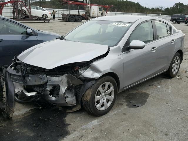 JM1BL1U79D1800647 - 2013 MAZDA 3 I SILVER photo 2