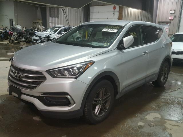 5XYZTDLB0HG453169 - 2017 HYUNDAI SANTA FE S 银色 照片 2