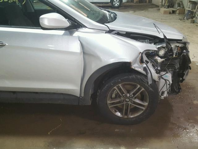 5XYZTDLB0HG453169 - 2017 HYUNDAI SANTA FE S 银色 照片 9