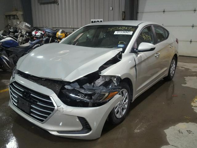 KMHD74LF9HU078717 - 2017 HYUNDAI ELANTRA SE GOLD photo 2