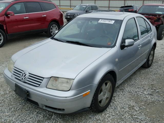 3VWSE69M62M135743 - 2002 VOLKSWAGEN JETTA GLS SILVER photo 2