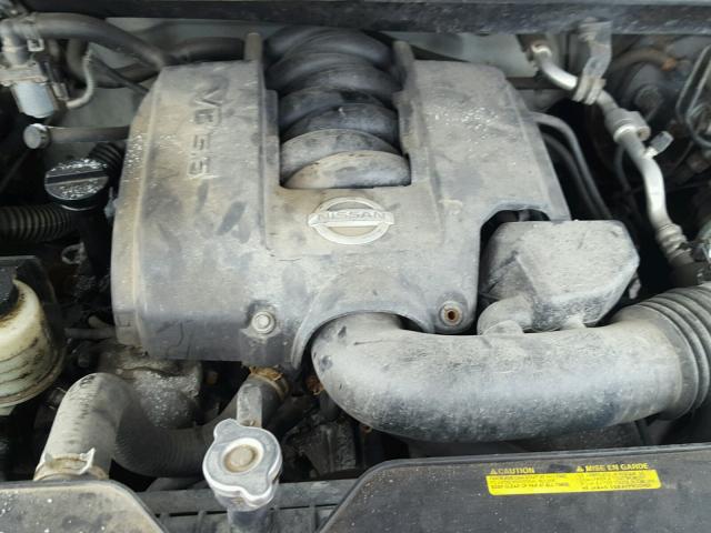 1N6AA06B04N538505 - 2004 NISSAN TITAN XE WHITE photo 7