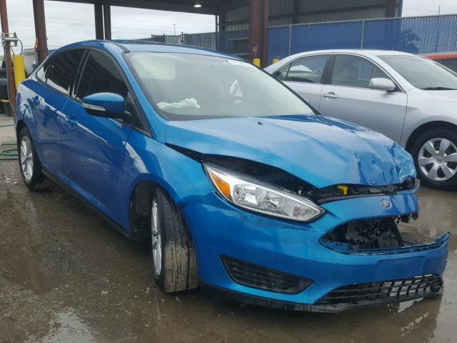 1FADP3F26FL238665 - 2015 FORD FOCUS SE BLUE photo 1