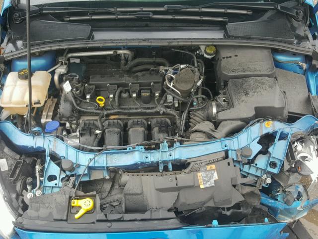 1FADP3F26FL238665 - 2015 FORD FOCUS SE BLUE photo 7