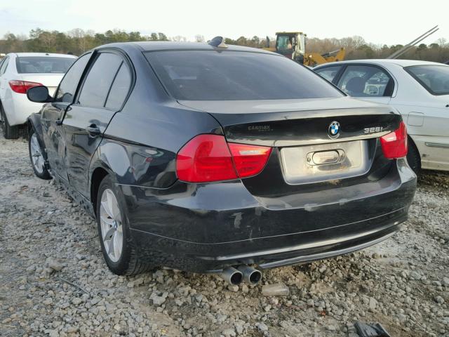 WBAPH5C50BA441620 - 2011 BMW 328 I SULE BLACK photo 3