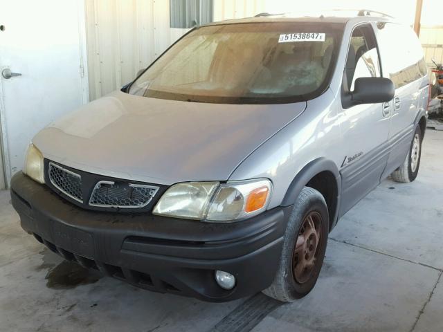 1GMDU03E01D186951 - 2001 PONTIAC MONTANA GRAY photo 2