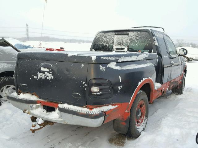 2FTRX08L0XCA60848 - 1999 FORD F150 BLACK photo 4