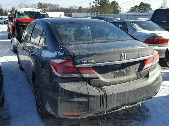 19XFB2F87DE283698 - 2013 HONDA CIVIC EX 黑色 照片 3