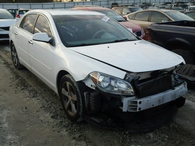 1G1ZC5EUXCF396844 - 2012 CHEVROLET MALIBU 1LT WHITE photo 1