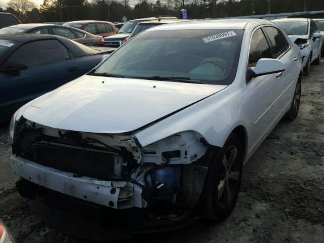 1G1ZC5EUXCF396844 - 2012 CHEVROLET MALIBU 1LT WHITE photo 9