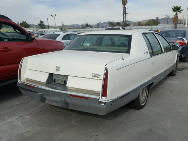 1G6DW52P4SR713038 - 1995 CADILLAC FLEETWOOD WHITE photo 4