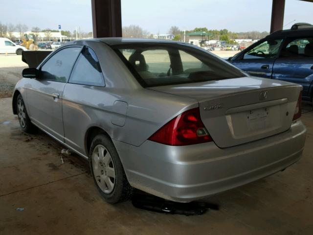 1HGEM22931L124668 - 2001 HONDA CIVIC SI SILVER photo 3