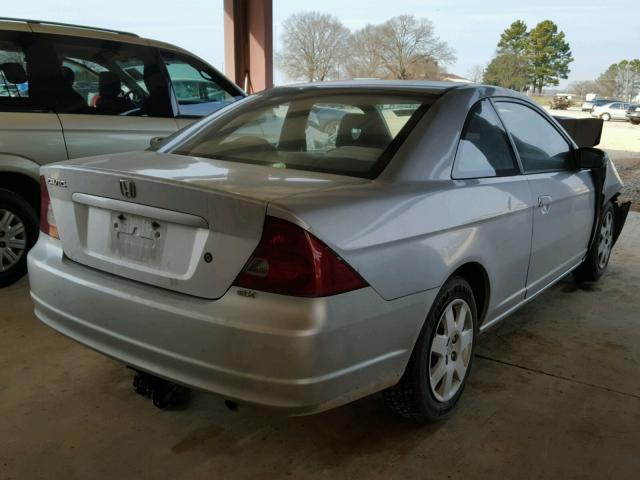 1HGEM22931L124668 - 2001 HONDA CIVIC SI SILVER photo 4